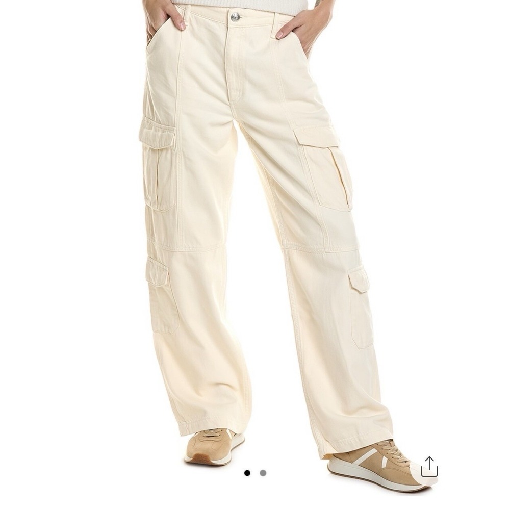 Rag & Bone Womens Featherweight Cailyn Cargo Pants Size 28 Ecru Utility Gorpcore